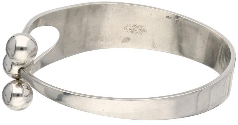 Zilveren Anna Greta Eker bangle armband - 925/1000.