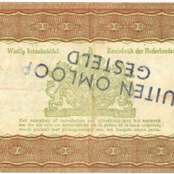 Nederland 1 gulden Zilverbon Type 1938 - Zeer Fraai -