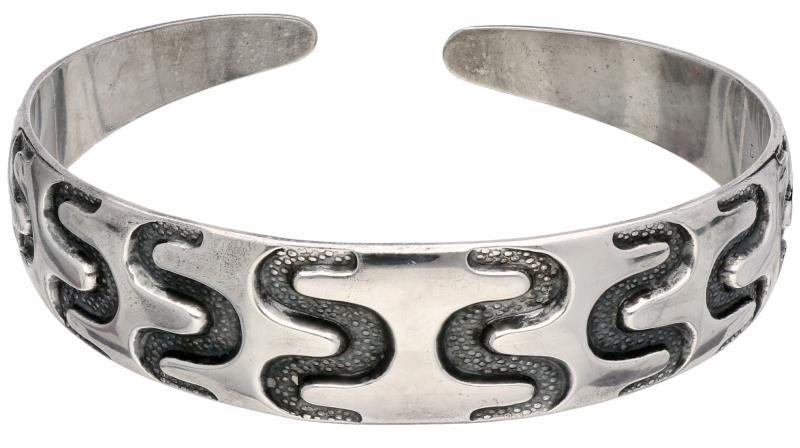 Zilveren David Andersen bangle armband - 925/1000.