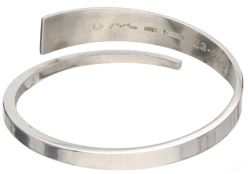 Zilveren Georg Jensen & Hans Hansen bangle armband - 925/1000.