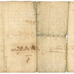 Nederland 2 gulden en 5 stuivers Recepisse Type 1795 Schiedam - Zeer Goed