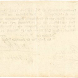 Nederland 9 stuivers Recepisse Type 1795 Schiedam - Prachtig