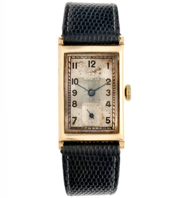 Omega vintage goud - Herenhorloge - Handopwindbaar - ca. 1935.