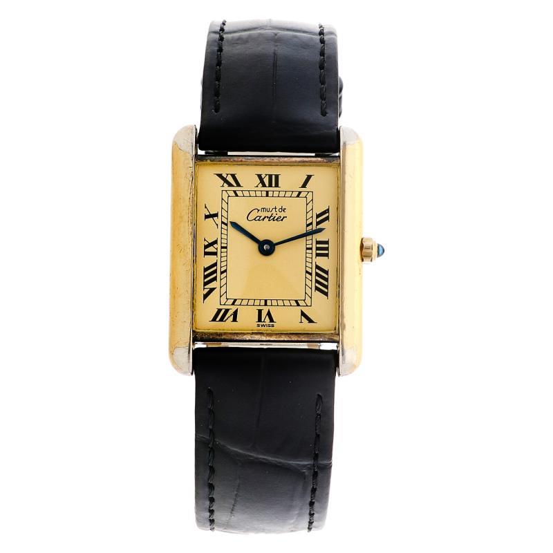 Cartier Tank Vermeil 590005590005 - Dameshorloge - Quartz - ca. 1990.