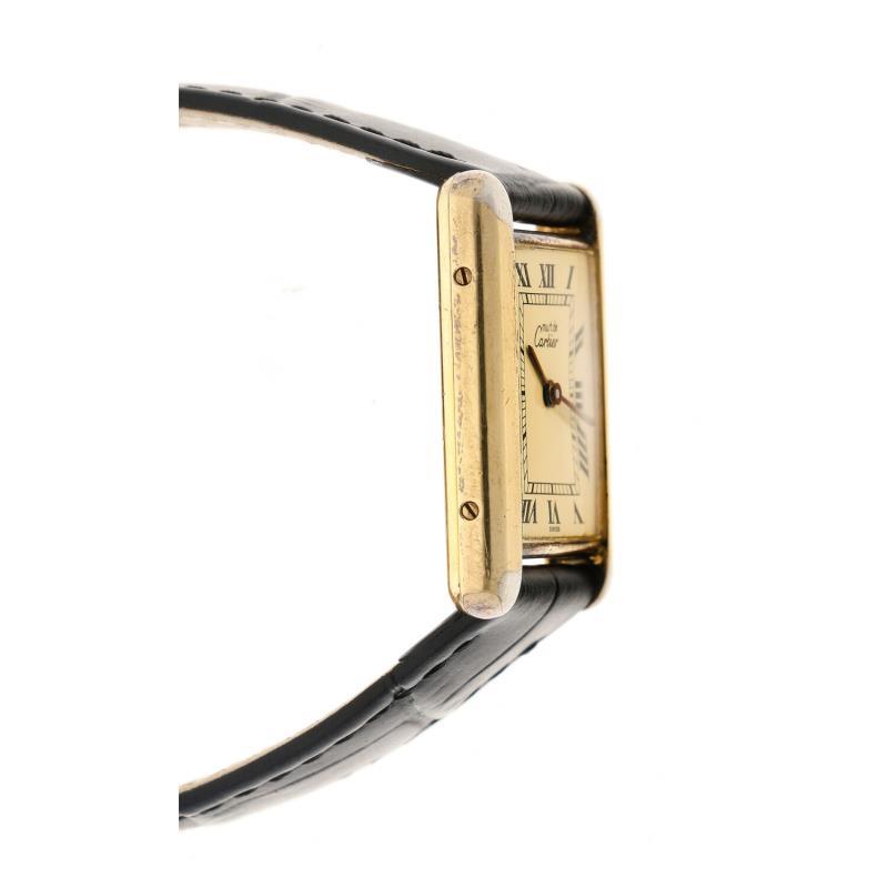 Cartier Tank Vermeil 590005590005 - Dameshorloge - Quartz - ca. 1990.