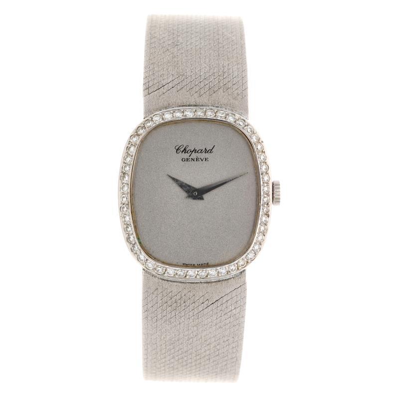 Chopard witgoud 50915091 - Dameshorloge - Handopwindbaar - ca. 1970.