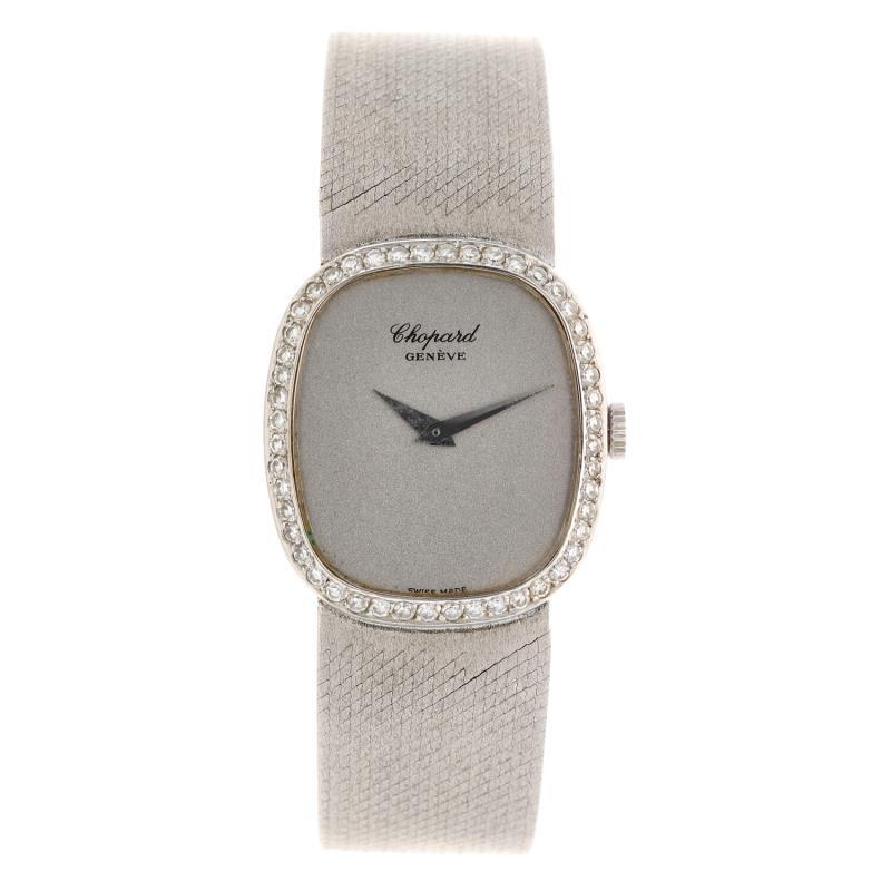 Chopard witgoud 50915091 - Dameshorloge - Handopwindbaar - ca. 1970.