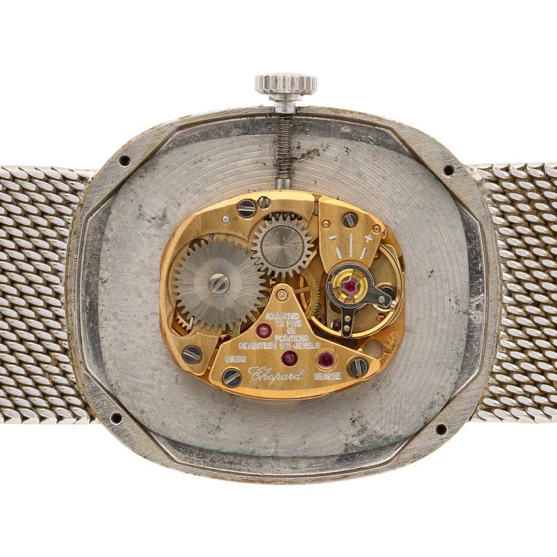 Chopard witgoud 50915091 - Dameshorloge - Handopwindbaar - ca. 1970.