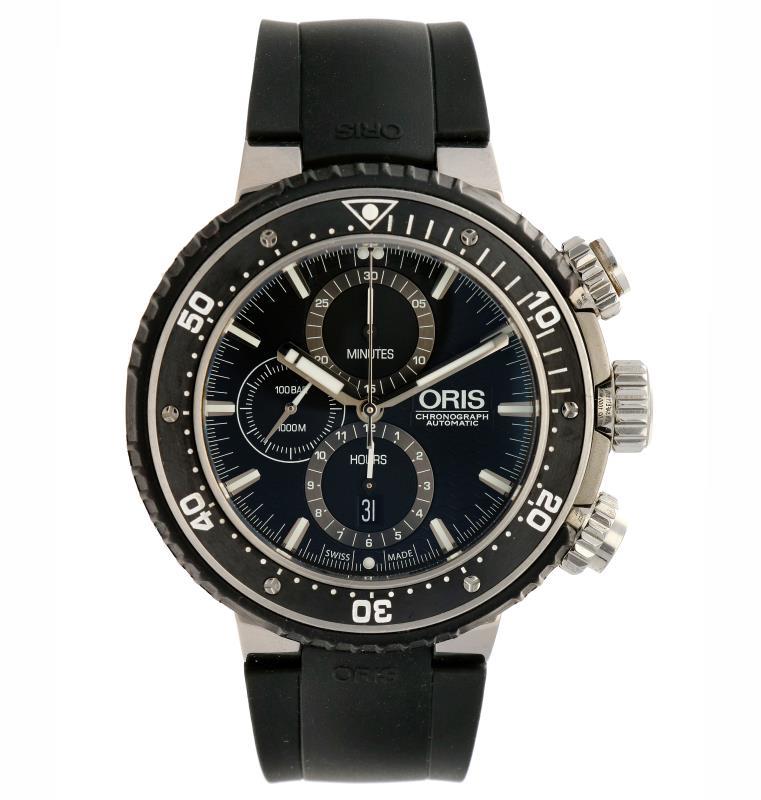 Oris Pro Diver Chronograph 77277727 - Herenhorloge - Automaat - ca. 2018.