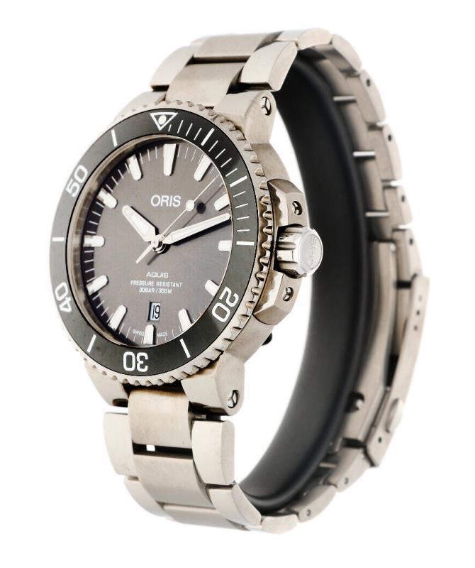 Oris Aquis Titanium Date 01733773071530173377307153 - Herenhorloge - Automaat - ca. 2010.