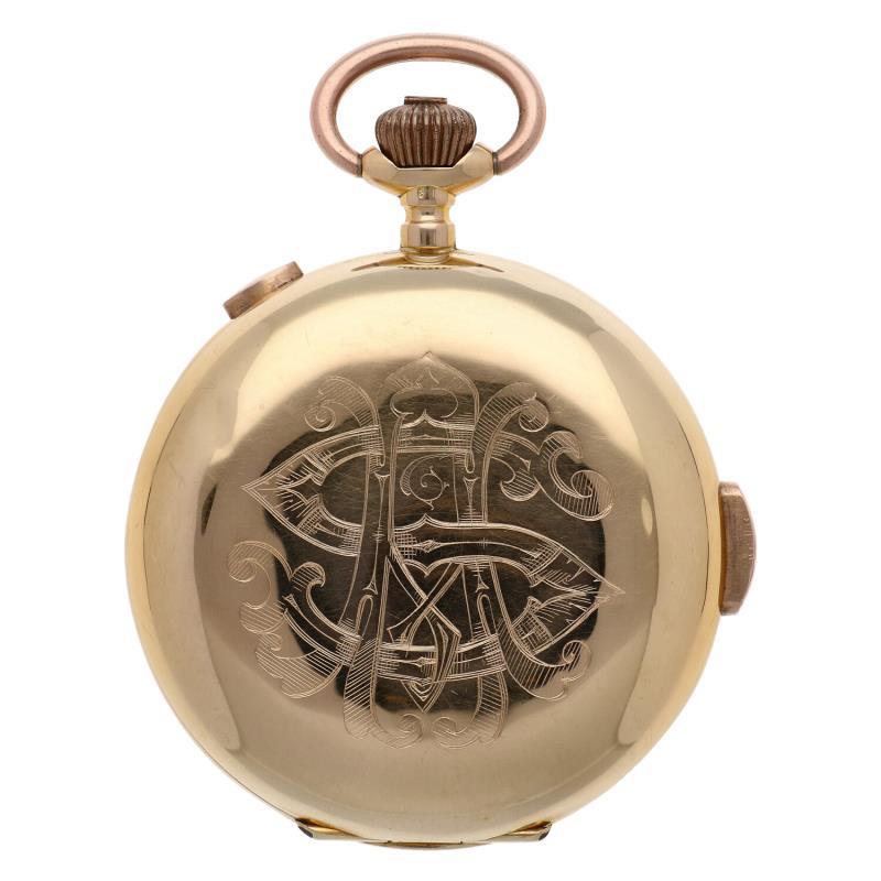 Savonette chronometer zakhorloge met minute repeater - Herenzakhorloge - Handopwindbaar - ca. 1900.