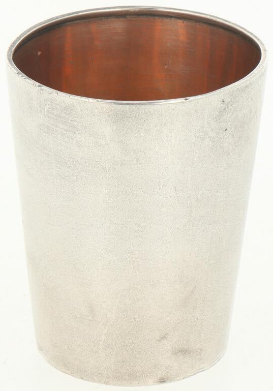 Geboortebeker zilver.