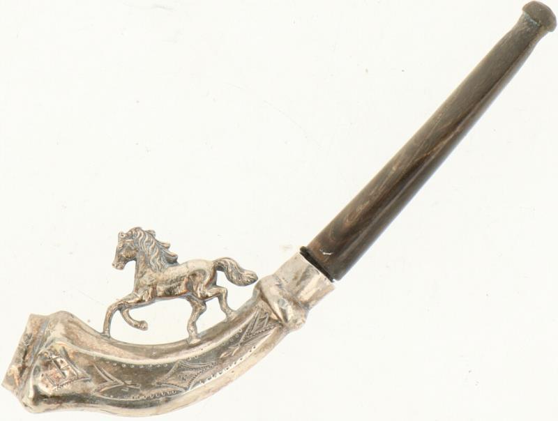 Bruidspijpje zilver.