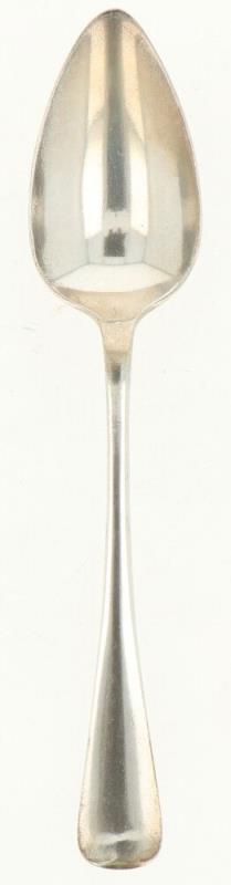 (6) Delige set diner lepels  zilver.