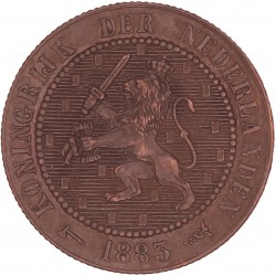 2½ Cent Willem III 1883. Zeer fraai / Prachtig.