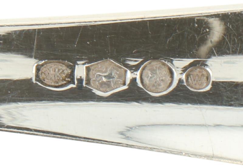 (3) Delig lot scheplepels "HAAGS LOFJE" zilver.