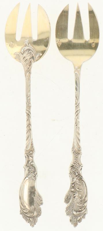 (11) Oestervorkjes zilver.