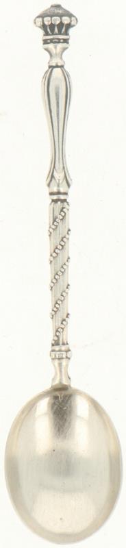 (11) Delige set theelepeltjes zilver.