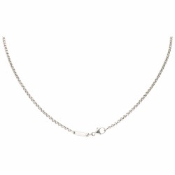 Witgouden Chopard Happy Diamonds collier, met ca. 0.14 ct. diamant - 18 kt.