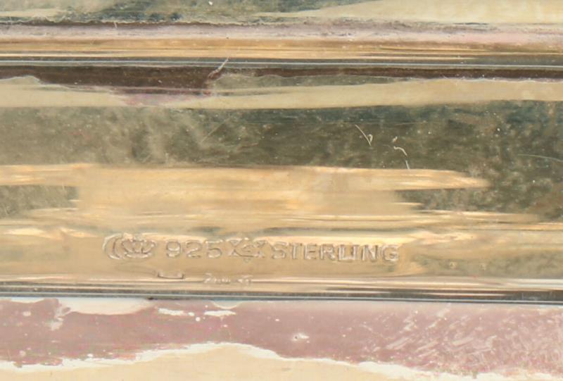 5 armige Kandelaar zilver.