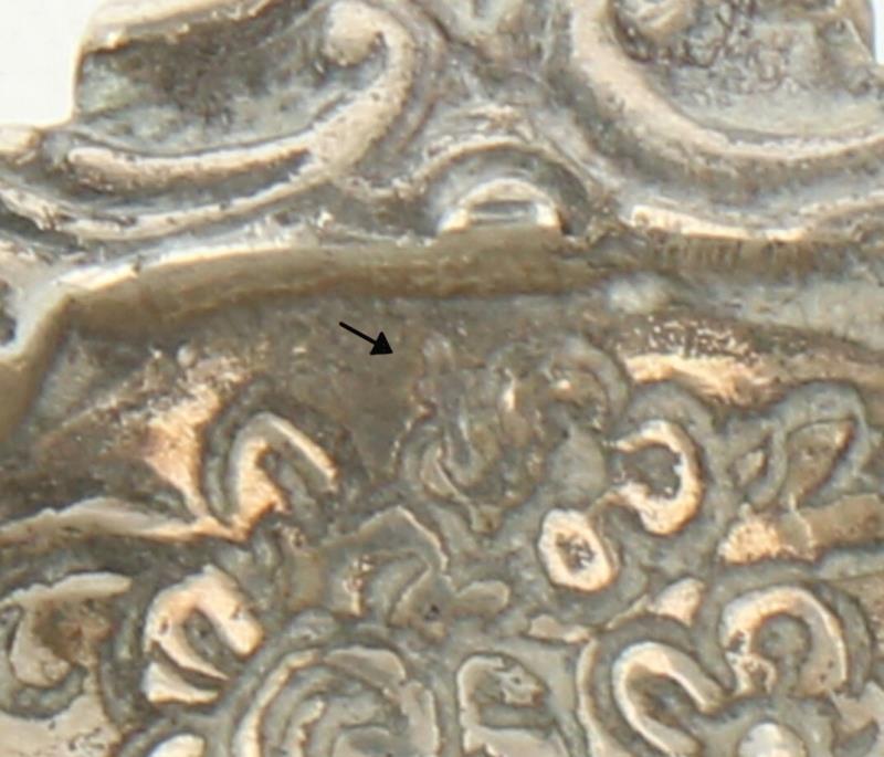 Suiker schep / strooilepel zilver.