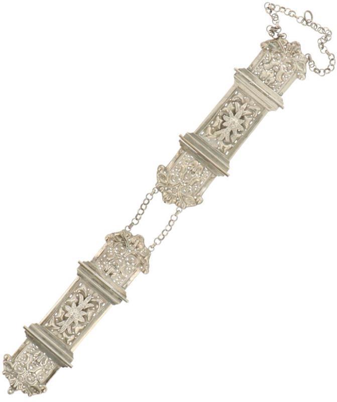 (2) Bijbelsloten zilver.