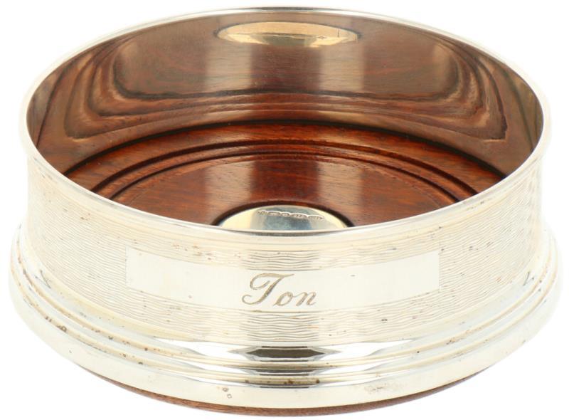 Flessenbak zilver.