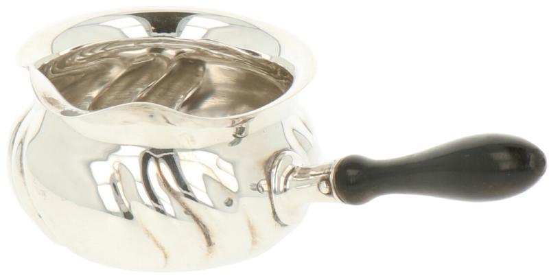 Casserole zilver.