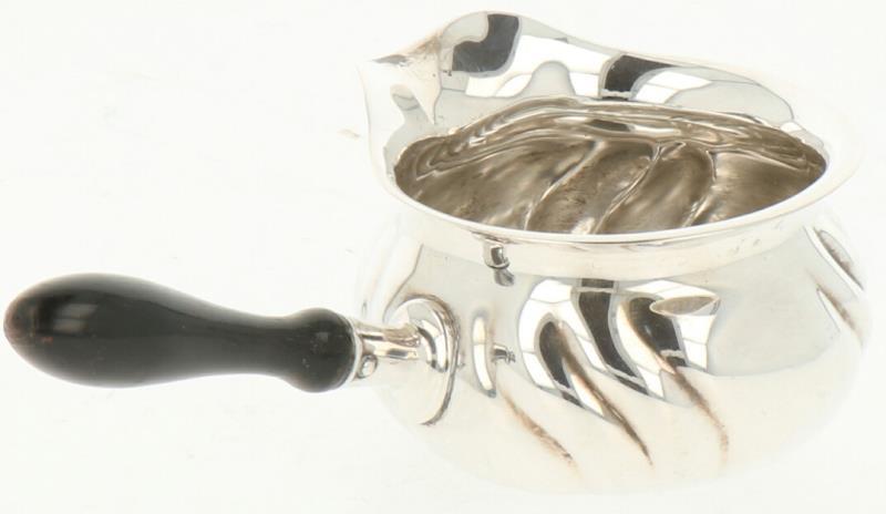 Casserole zilver.