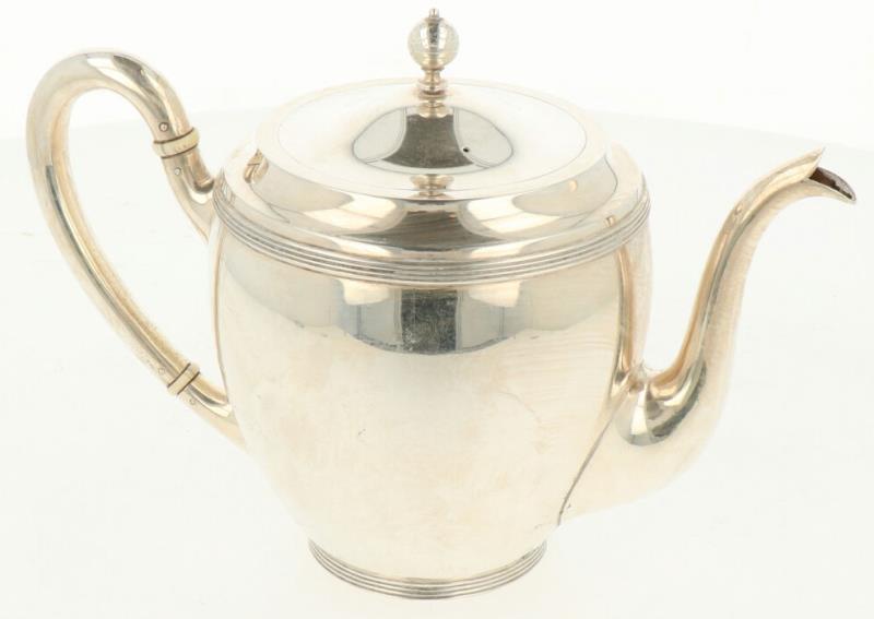 (4) Delig koffie servies zilver.