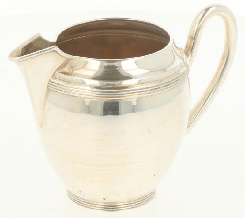 (4) Delig koffie servies zilver.