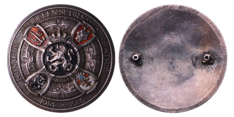 1916. Belgium. Sweetheart Brooch.