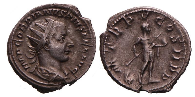 Roman Empire. Gordian III.  AR antoninianus. N.D. (242-243 AD).