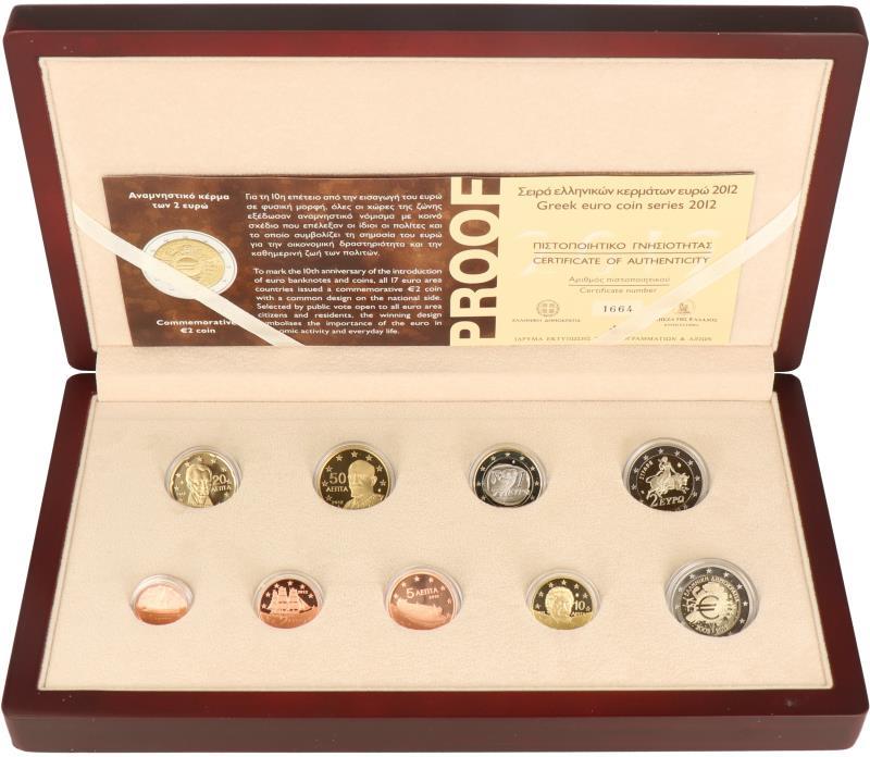 Greece.  Euro coin series '10th anniversary Euro'. 2012.