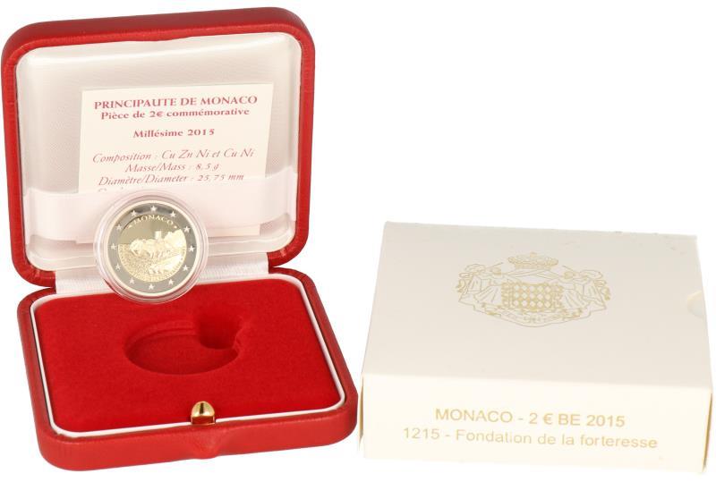 Monaco.  2 Euro 'Fondation de la Forteresse'. 2015.