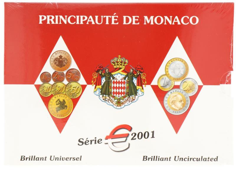 Monaco.  Euro coin series. 2001.
