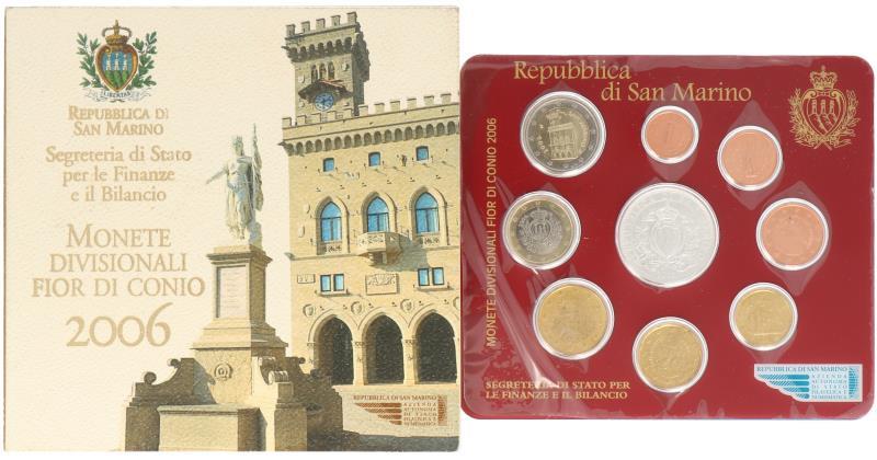 San Marino.  Euro coin series. 2006.
