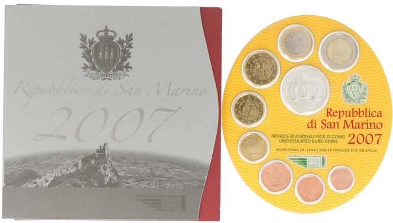 San Marino.  Euro coin series. 2007.