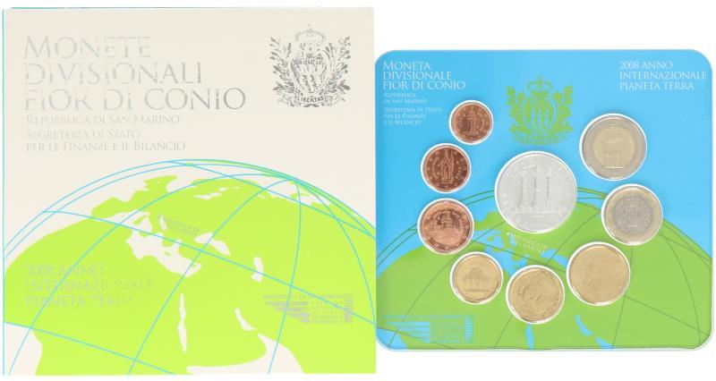 San Marino.  Euro coin series. 2008.