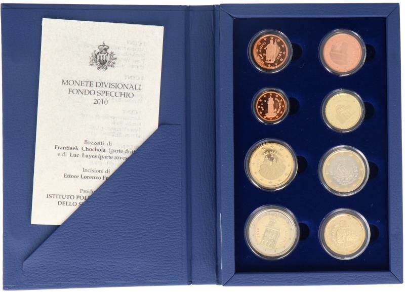 San Marino.  Euro coin series. 2010.