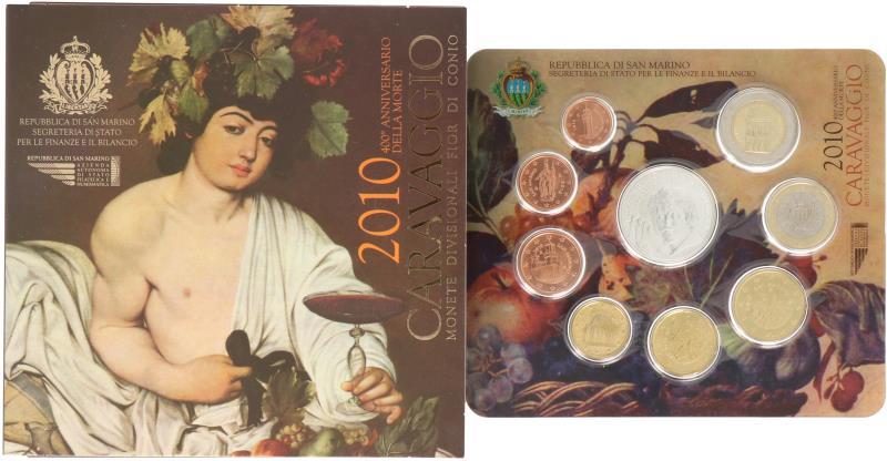 San Marino.  Euro coin series. 2010.
