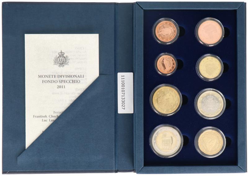 San Marino.  Euro coin series. 2011.