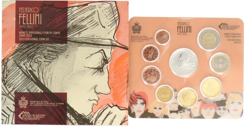 San Marino.  Euro coin series. 2013.
