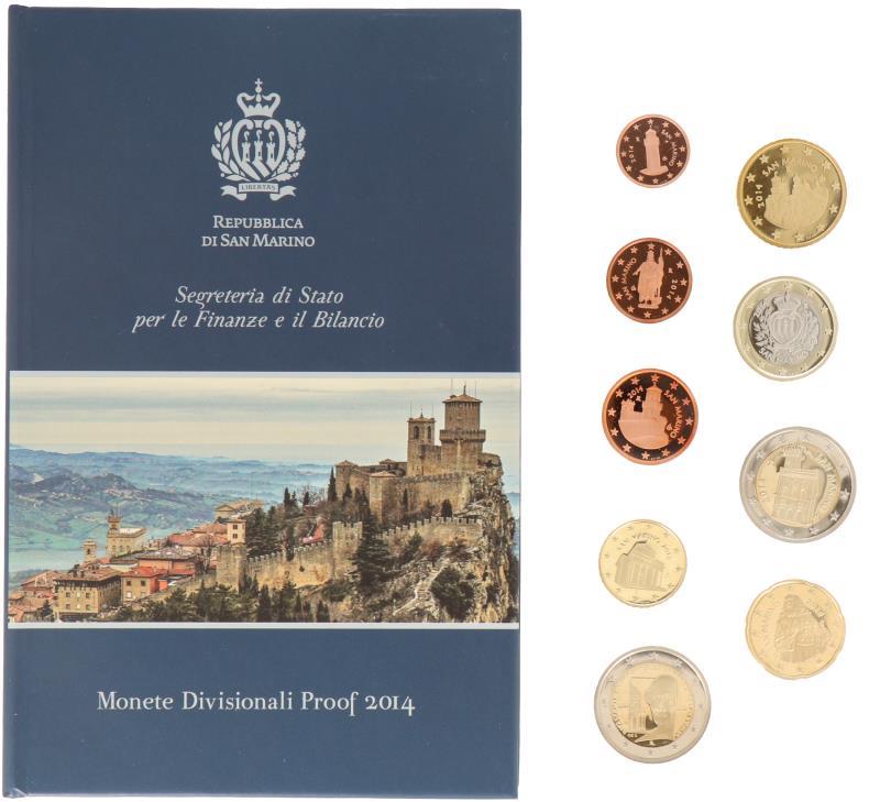San Marino.  Euro coin series '500th anniversary of the death of Donate Bramante' 2014.