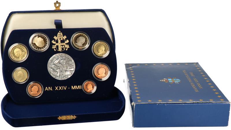 Vatican City.  Euro coin series 2002.
