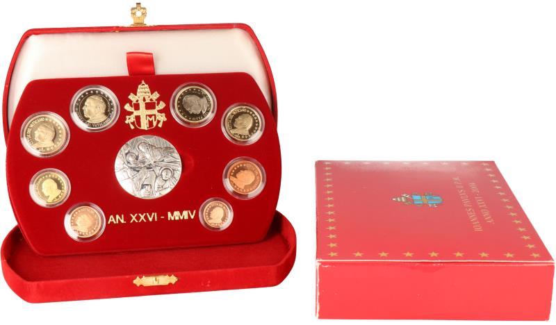 Vatican City.  Euro coin series 2004.