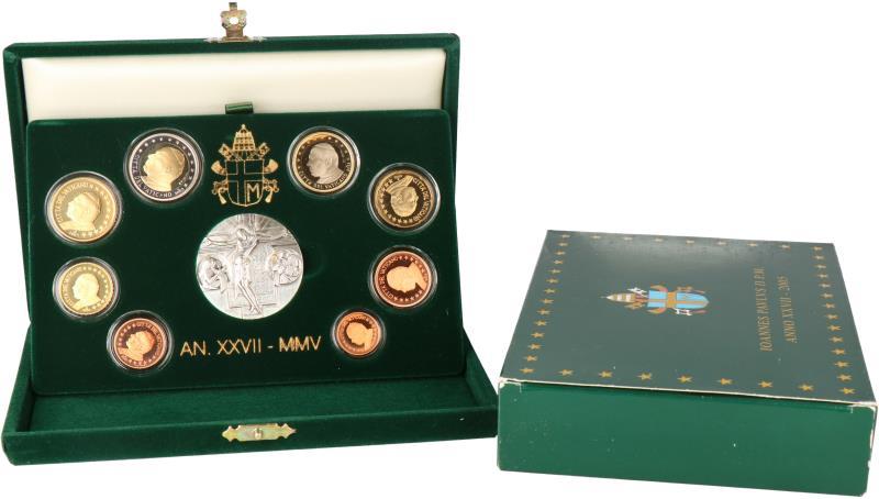 Vatican City.  Euro coin series 2005.