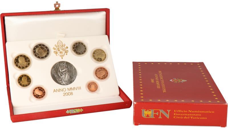 Vatican City.  Euro coin series 2008.