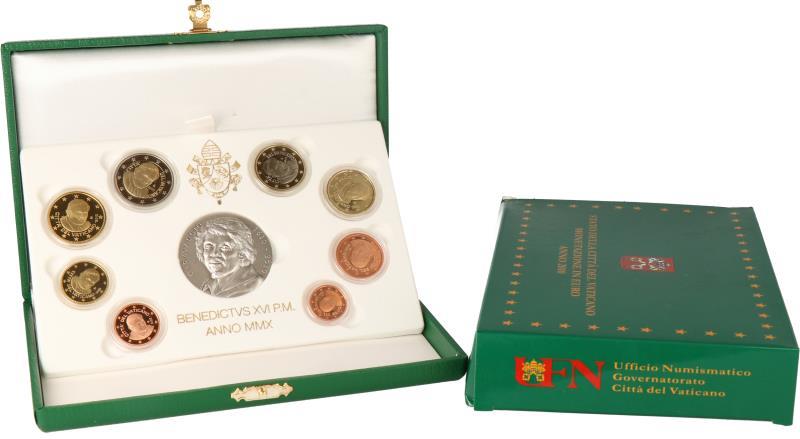Vatican City.  Euro coin series '400th anniversary of the death of Caravaggio. 2010.