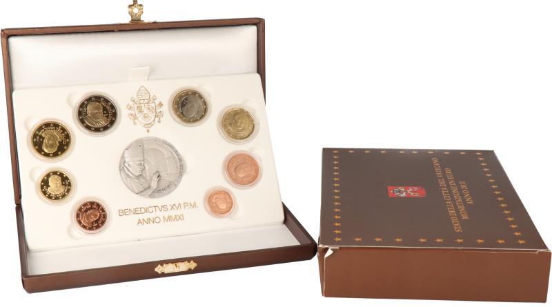Vatican City.  Euro coin series 'Reopening of the Vatican Apostolic Library'. 2011.